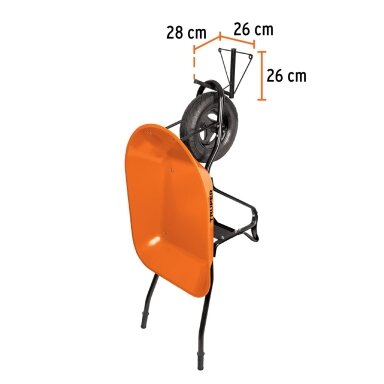 Kablys vienam karučiui, prie sienos tvirtinamas Truper® Kablys vienam karučiui, prie sienos tvirtinamas Truper®