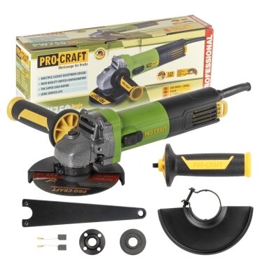 Kampinis šlifuoklis „ProCraft PW750” Kampinis šlifuoklis „ProCraft PW750”