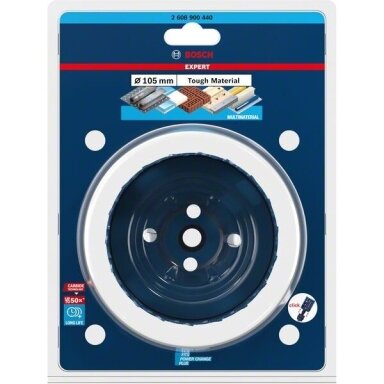 Bosch Karbido pjovimo karūna Tough Material  105mm