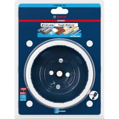 Bosch Karbido pjovimo karūna Tough Material  111mm