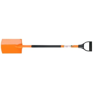 Kastuvas su kotu (DY formos rankena) oranžinis Flo | 118cm Kastuvas su kotu (DY formos rankena) oranžinis Flo | 118cm