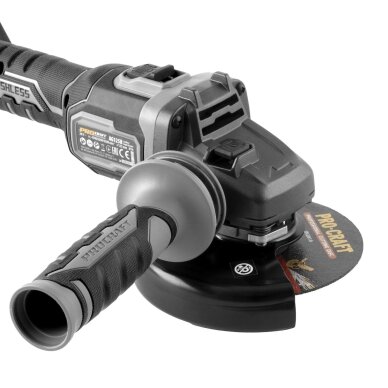 Kampinis šlifuoklis „ProCraft Industrial AG125B” (be akumuliatoriaus ir įkroviklio) 8 Kampinis šlifuoklis „ProCraft Industrial AG125B” (be akumuliatoriaus ir įkroviklio) 8