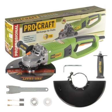 Kampinis šlifuoklis „ProCraft PW2550”