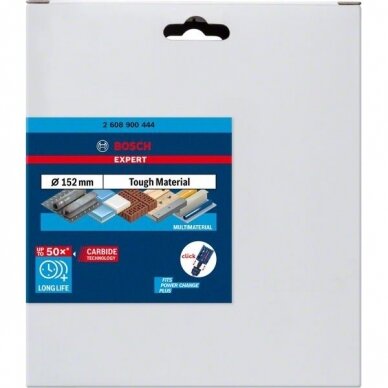 Bosch Karbido pjovimo karūna Tough Material 152mm Bosch Karbido pjovimo karūna Tough Material 152mm