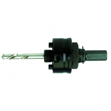 Karūnos laikiklis su greito pakeitimo funkcija 32-100mm kotelis 8,5mm Power Driver™ fiksatorius kartoninėje dėžutėje Karūnos laikiklis su greito pakeitimo funkcija 32-100mm kotelis 8,5mm Power Driver™ fiksatorius kartoninėje dėžutėje