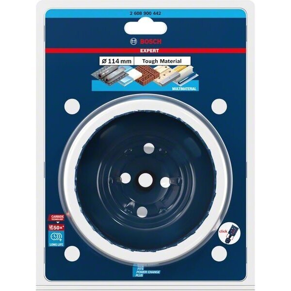 Bosch Karbido pjovimo karūna Tough Material  114mm
