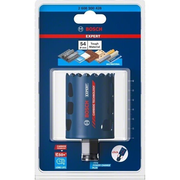 Bosch Karbido pjovimo karūna Tough Material 54mm Bosch Karbido pjovimo karūna Tough Material 54mm