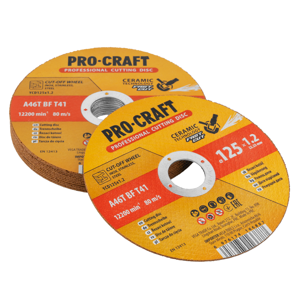 Keraminis pjovimo diskas „ProCraft YCD125x1.2” 3 Keraminis pjovimo diskas „ProCraft YCD125x1.2” 3