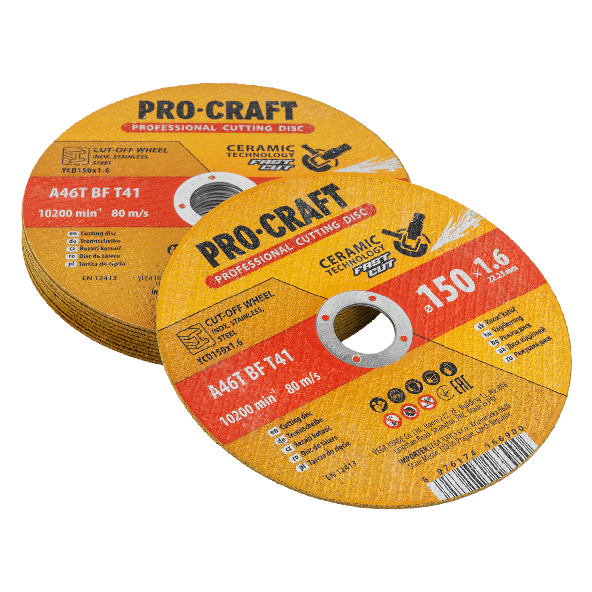 Keraminis pjovimo diskas „ProCraft YCD150x1.6” 3 Keraminis pjovimo diskas „ProCraft YCD150x1.6” 3