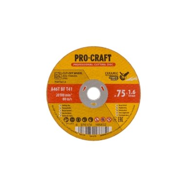 Keraminis pjovimo diskas „ProCraft YCD75x1.6”