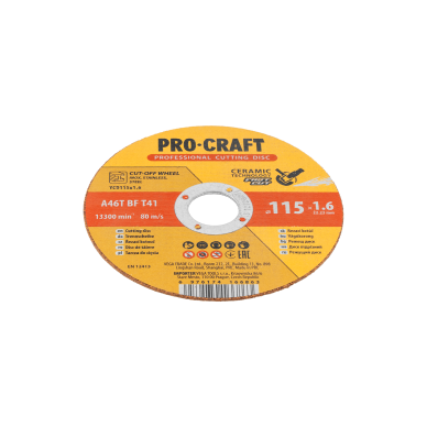 Keraminis pjovimo diskas „ProCraft YCD115x1.6” 2 Keraminis pjovimo diskas „ProCraft YCD115x1.6” 2
