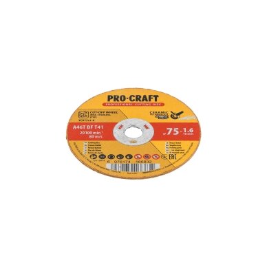 Keraminis pjovimo diskas „ProCraft YCD75x1.6” 2