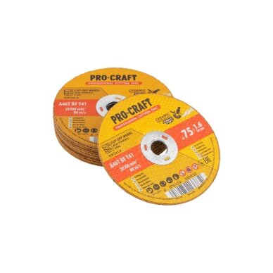 Keraminis pjovimo diskas „ProCraft YCD75x1.6” 3 Keraminis pjovimo diskas „ProCraft YCD75x1.6” 3