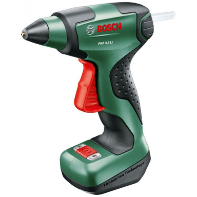 Klijų pistoletas BOSCH PKP 3,6 Li, 3,6 V, 1,5Ah Klijų pistoletas BOSCH PKP 3,6 Li, 3,6 V, 1,5Ah