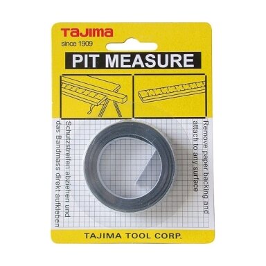 Klijuojama matavimo juosta Tajima 3m x 13mm, R - skalė iš dešinės į kairę Klijuojama matavimo juosta Tajima 3m x 13mm, R - skalė iš dešinės į kairę