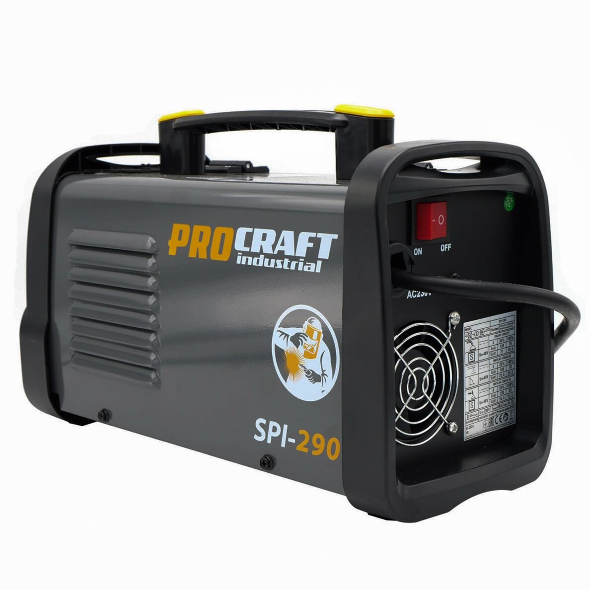 Kombinuotas inverterinis suvirintojas „ProCraft SPI-290” 17 Kombinuotas inverterinis suvirintojas „ProCraft SPI-290” 17