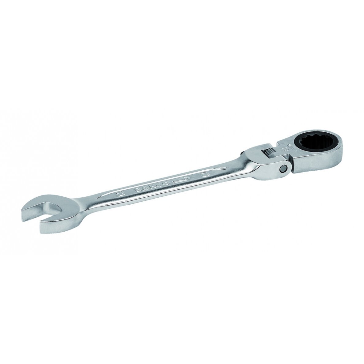 Kombinuotas terkšlinis reversinis raktas su lanksčia galva 41RM 14mm Kombinuotas terkšlinis reversinis raktas su lanksčia galva 41RM 14mm