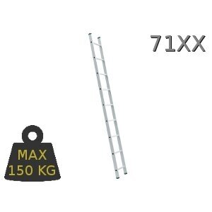 Kopėčios aliuminės, atremiamos EUROSTYL | 9 pakopų 256 cm