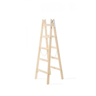 Kopėčios medinės | 2x5, 1.59m Kopėčios medinės | 2x5, 1.59m