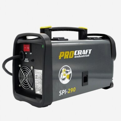 Kombinuotas inverterinis suvirintojas „ProCraft SPI-290” 4