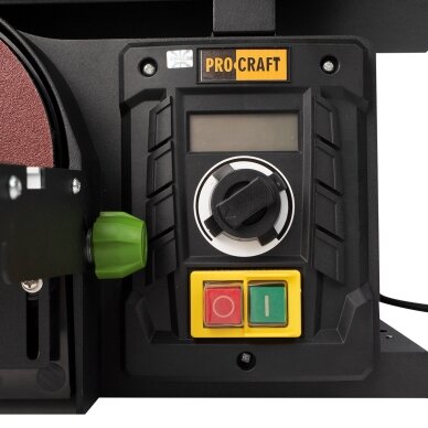 Kombinuotas juostinis ir diskinis šlifuoklis „ProCraft BDS400S” 1 Kombinuotas juostinis ir diskinis šlifuoklis „ProCraft BDS400S” 1