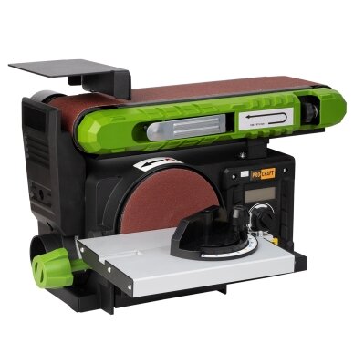 Kombinuotas juostinis ir diskinis šlifuoklis „ProCraft BDS400S” 4