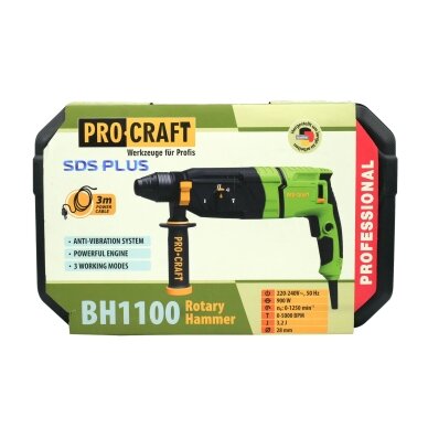 Kombinuotas perforatorius „ProCraft BH1100” 10