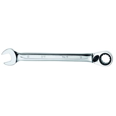 Kombinuotas terkšlinis reversinis raktas su žiedu 9mm Kombinuotas terkšlinis reversinis raktas su žiedu 9mm