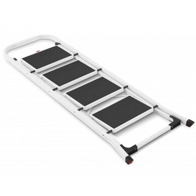 Kopėčios plieninės buitinės Higher | 4 pakopų (baltos) 9