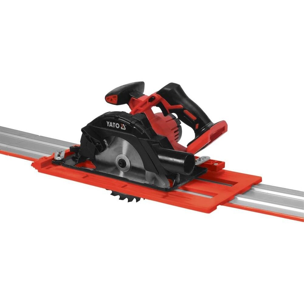 Kreipiančioji liniuotė, universali, pjovimui 1350mm, su spaustukais Yato 2 Kreipiančioji liniuotė, universali, pjovimui 1350mm, su spaustukais Yato 2