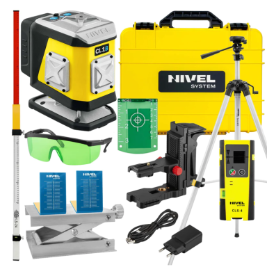 Kryžminis lazeris Nivel System CL1B komplektas su SJJ-M1 EX+CLS-4+LS-24 Kryžminis lazeris Nivel System CL1B komplektas su SJJ-M1 EX+CLS-4+LS-24