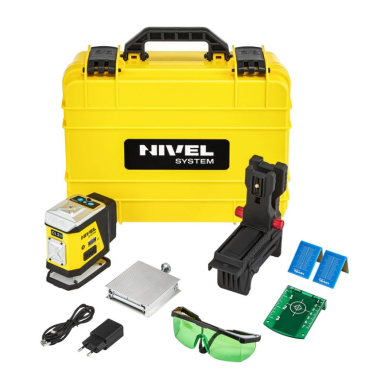 Kryžminis lazeris Nivel System CL1B komplektas su stovu SJJ-M1 EX 1 Kryžminis lazeris Nivel System CL1B komplektas su stovu SJJ-M1 EX 1
