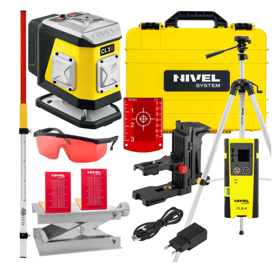 Kryžminis lazeris Nivel System CL1R komplektas su SJJ-M1 EX+CLS-4+LS-24 Kryžminis lazeris Nivel System CL1R komplektas su SJJ-M1 EX+CLS-4+LS-24