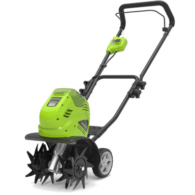 Greenworks G40TL AKUMULIATORINIS KULTIVATORIUS (40V be akumuliatorių ir kroviklio) Greenworks G40TL AKUMULIATORINIS KULTIVATORIUS (40V be akumuliatorių ir kroviklio)