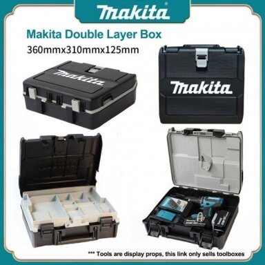 Lagaminas Makita 821779-8, juodas Lagaminas Makita 821779-8, juodas
