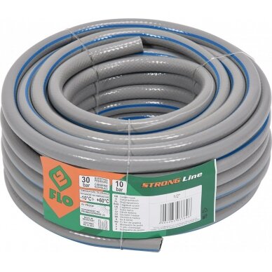 Laistymo žarna pilka STRONG Line, neužsilenkianti (-10 iki+60°C) Flo | d-1/2" 20m Laistymo žarna pilka STRONG Line, neužsilenkianti (-10 iki+60°C) Flo | d-1/2" 20m