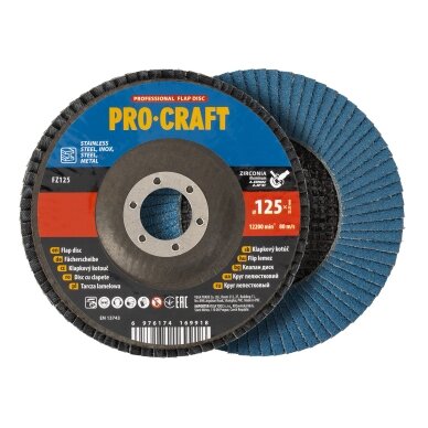 Lamelinis diskas „ProCraft FZ125P120T29” Lamelinis diskas „ProCraft FZ125P120T29”