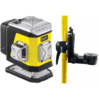 Lazerinis nivelyras Nivel System CL2G, komplektas su atramine gaire LP-36 1 Lazerinis nivelyras Nivel System CL2G, komplektas su atramine gaire LP-36 1