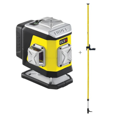 Lazerinis nivelyras Nivel System CL2R komplektas su atramine gaire LP-36 1 Lazerinis nivelyras Nivel System CL2R komplektas su atramine gaire LP-36 1