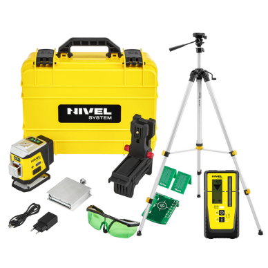 Lazerinis nivelyras Nivel System CL3G komplektas su SJJ-M1 EX+RD800 Lazerinis nivelyras Nivel System CL3G komplektas su SJJ-M1 EX+RD800
