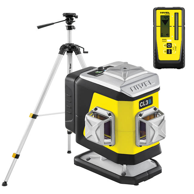 Lazerinis nivelyras Nivel System CL3B komplektas su SJJ-M1 EX+RD800 1 Lazerinis nivelyras Nivel System CL3B komplektas su SJJ-M1 EX+RD800 1