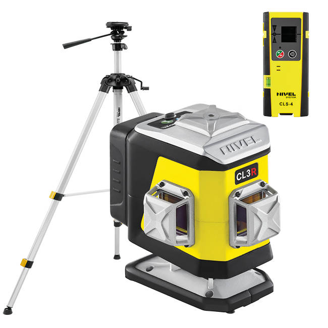 Lazerinis nivelyras Nivel System CL3R komplektas su SJJ-M1 EX+CLS-4 1 Lazerinis nivelyras Nivel System CL3R komplektas su SJJ-M1 EX+CLS-4 1