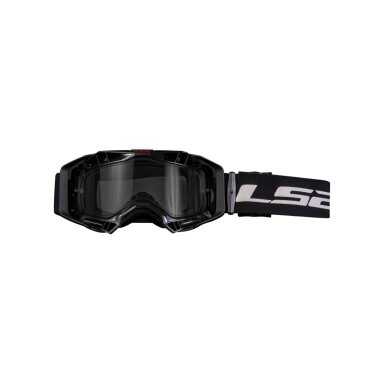 LS2 AURA ENDURO SERIES GOGGLE BLACK WITH CLEAR VISOR akiniai
