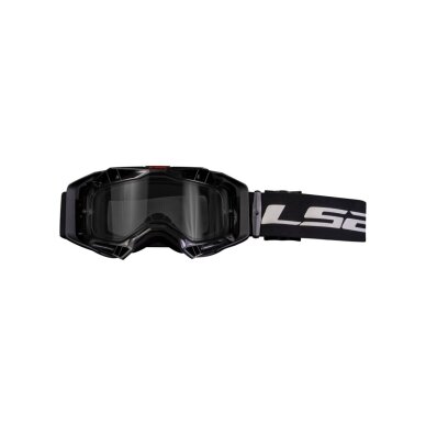 LS2 AURA ENDURO SERIES GOGGLE BLACK WITH CLEAR VISOR akiniai LS2 AURA ENDURO SERIES GOGGLE BLACK WITH CLEAR VISOR akiniai