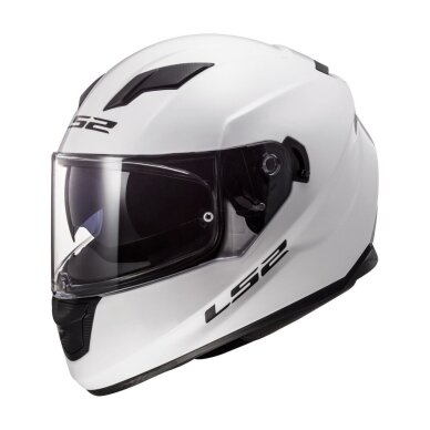 LS2 FF320 STREAM EVO GLOSS WHITE uždaras sportinis šalmas LS2 FF320 STREAM EVO GLOSS WHITE uždaras sportinis šalmas