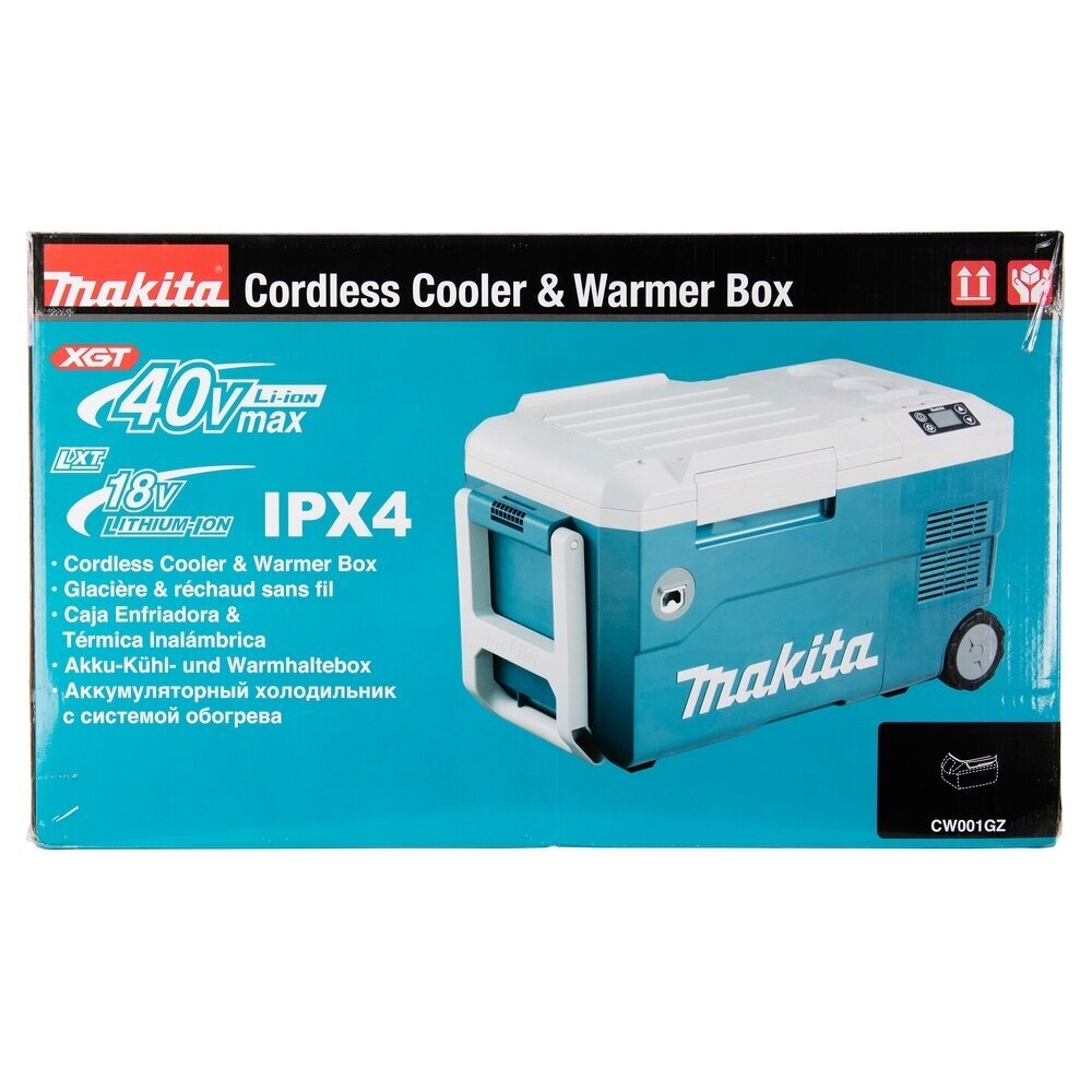 Makita CW001GZ XGT Akumuliatorinis šaldiklis-šildytuvas su automobiliniu adapteriu 12/24V (40V /18V be akumuliatoriaus ir kroviklio) 2