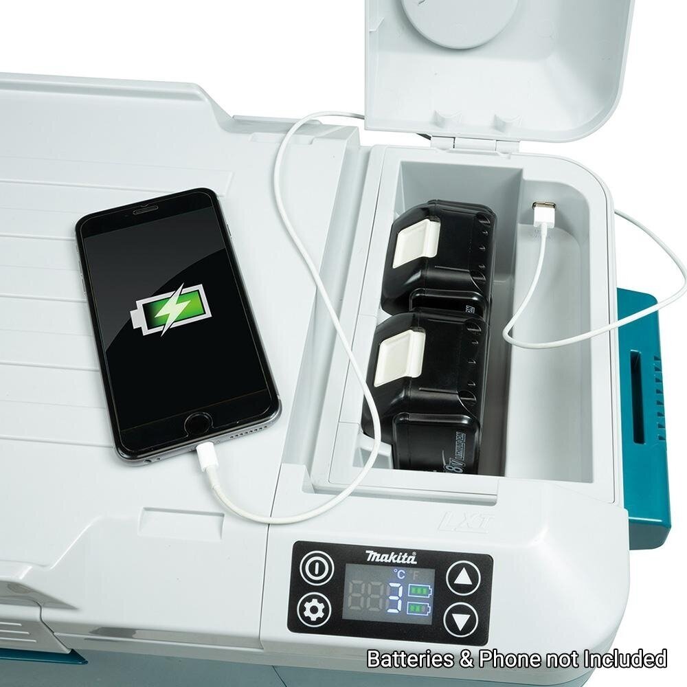Makita DCW180Z Akumuliatorinis šaldiklis ir šildiklis (Be 18V akumuliatorių ir kroviklio) 2