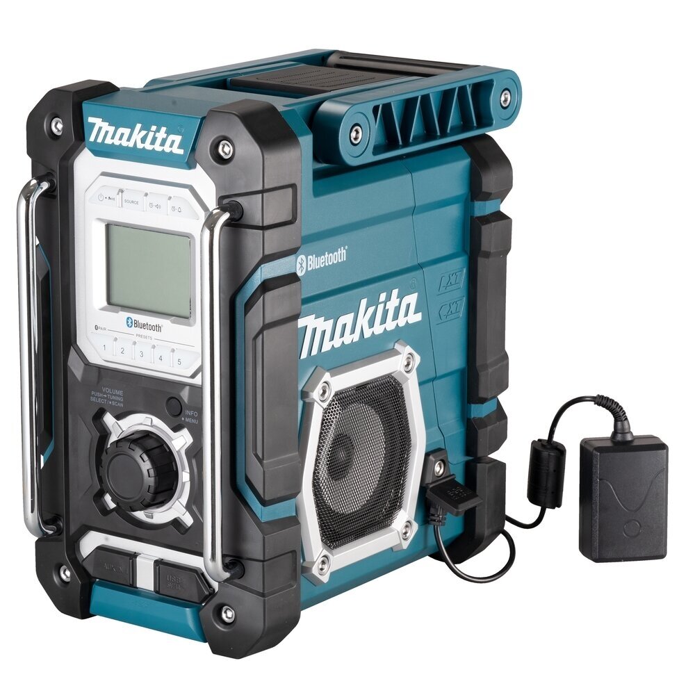 Makita DMR108N Radijas CXT ® / LXT ® / AC Akumuliatorinis / elektrinis Bluetooth radijas darbui ir laisvalaikiui. Makita DMR108N Radijas CXT ® / LXT ® / AC Akumuliatorinis / elektrinis Bluetooth radijas darbui ir laisvalaikiui.