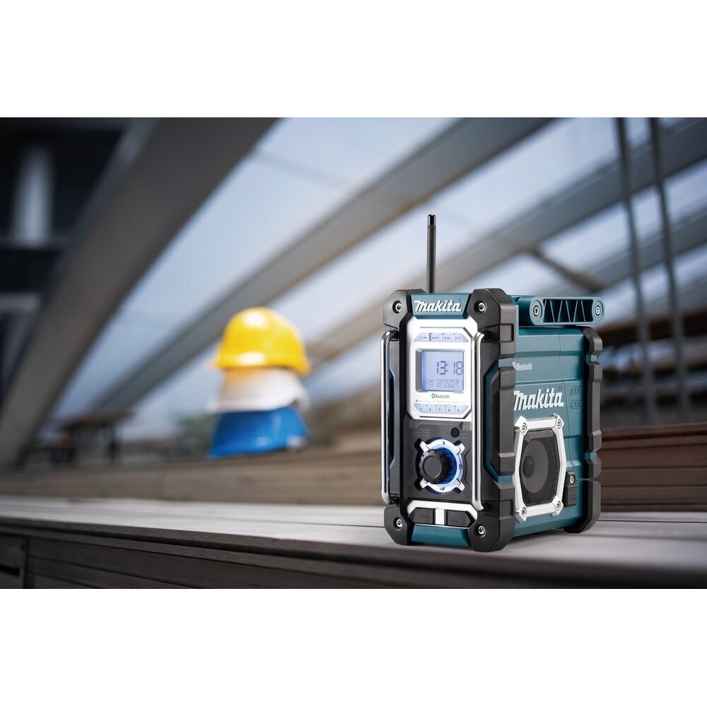 Makita DMR108N Radijas CXT ® / LXT ® / AC Akumuliatorinis / elektrinis Bluetooth radijas darbui ir laisvalaikiui. 1 Makita DMR108N Radijas CXT ® / LXT ® / AC Akumuliatorinis / elektrinis Bluetooth radijas darbui ir laisvalaikiui. 1