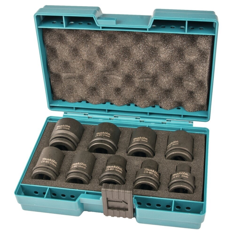 Makita Smūginių sukimo galvų komplektas 9 vnt. D-41517 Makita Smūginių sukimo galvų komplektas 9 vnt. D-41517